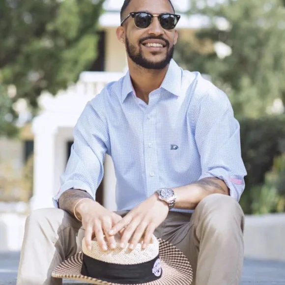 Coral Coast Light Blue Dress Shirt - Picture 1 of 6